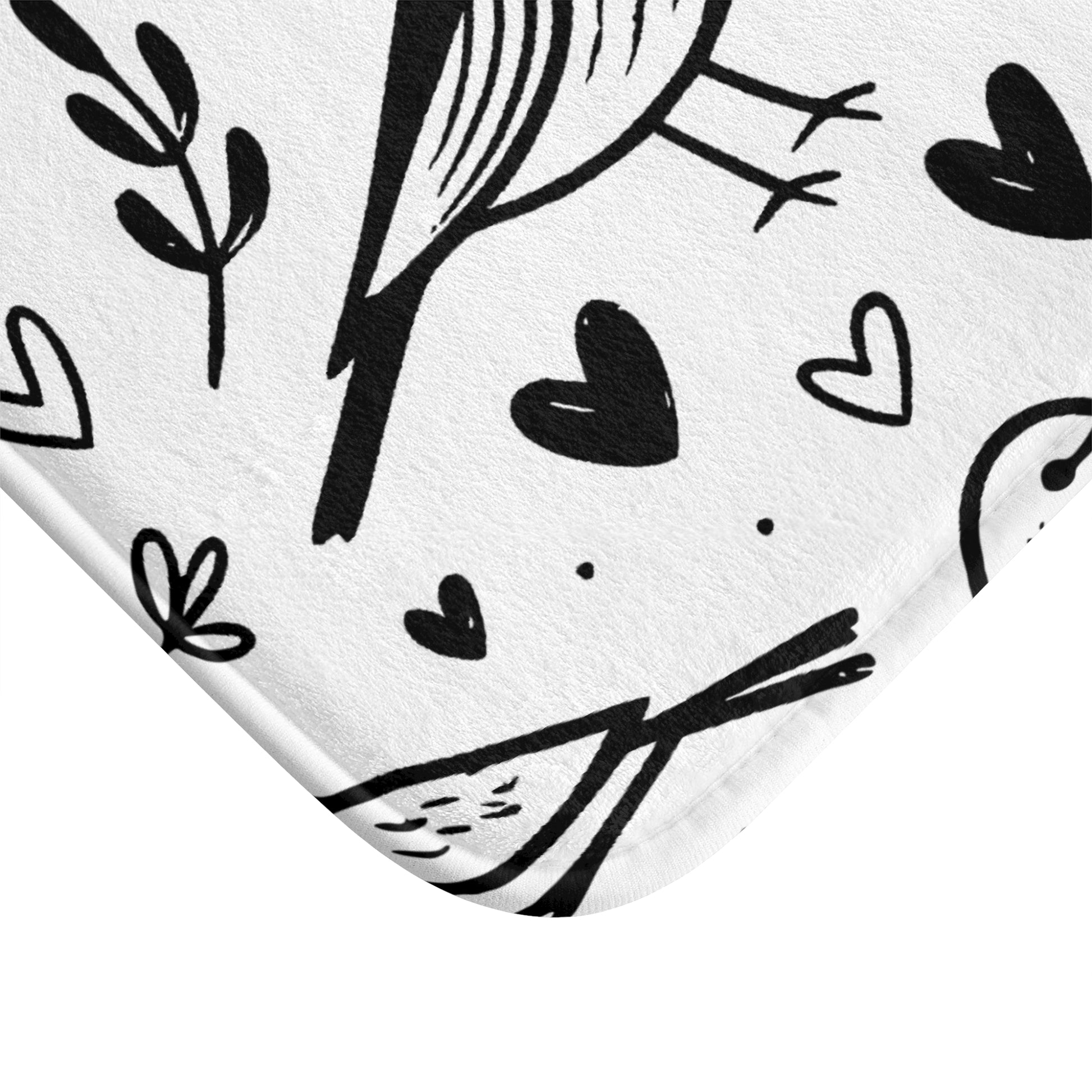 Charming Bird Print Bath Mat for Home Decor