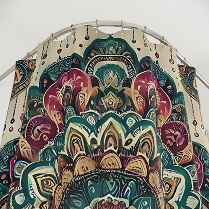 Bohemian Mandala Shower Curtain