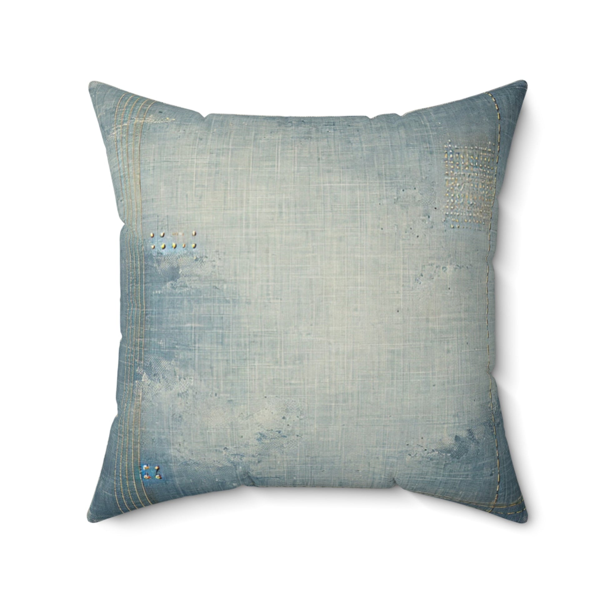 Blue Denmin Square Pillow