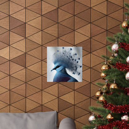 Artistic Bird Print Poster