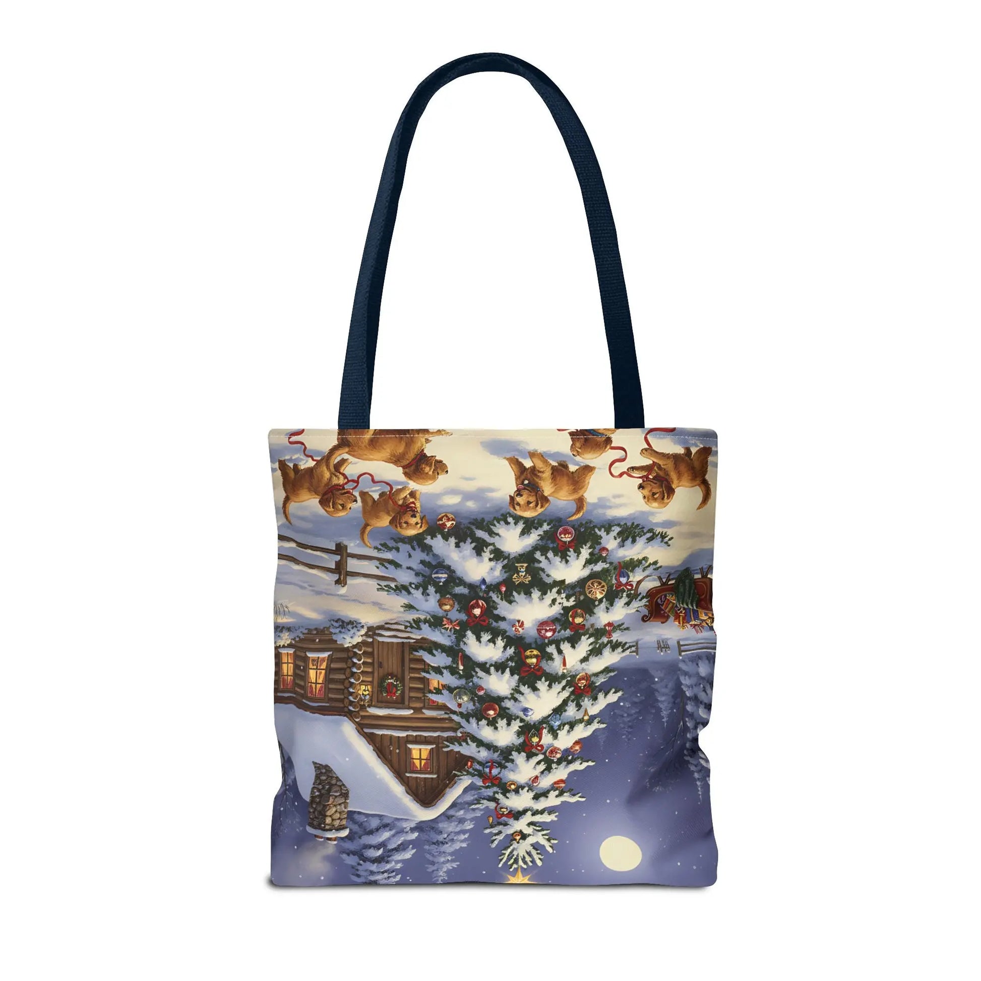Christmas Cute Puppies Tote Bag