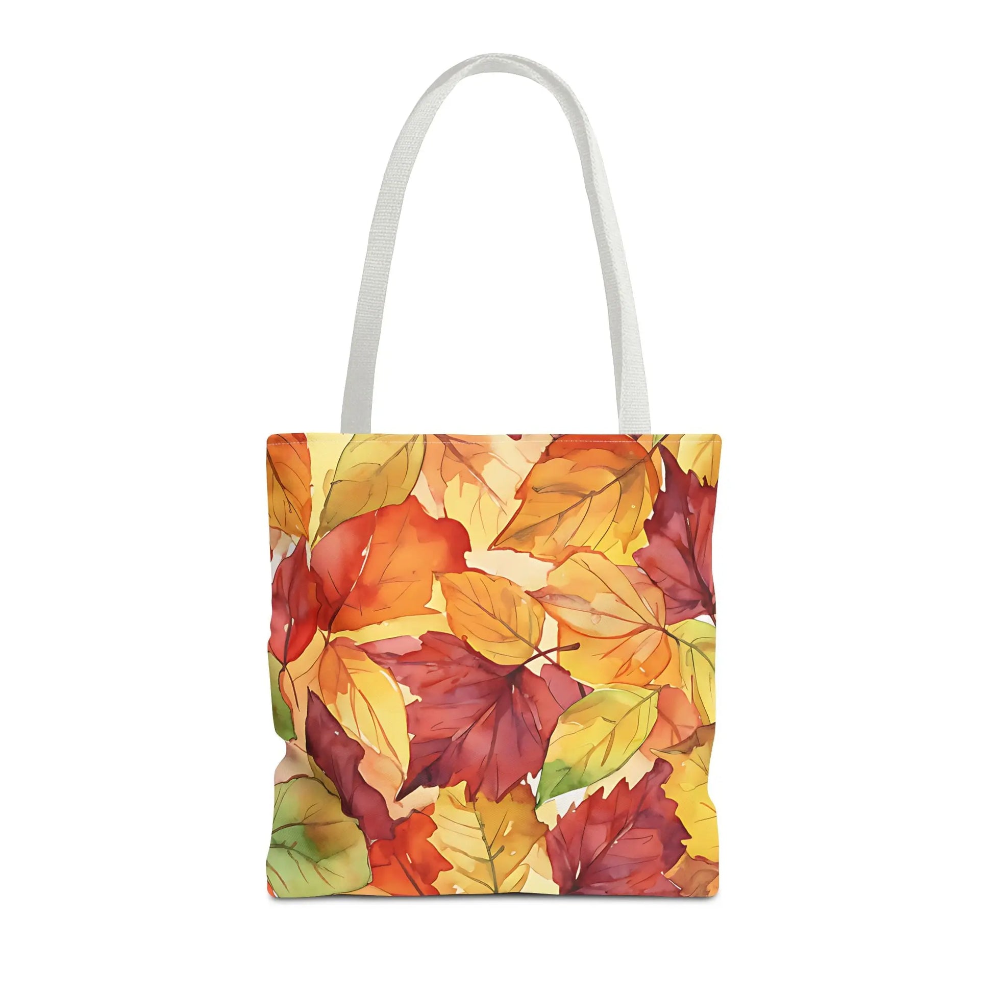 Autumn Watercolor Leaves Tote Bag