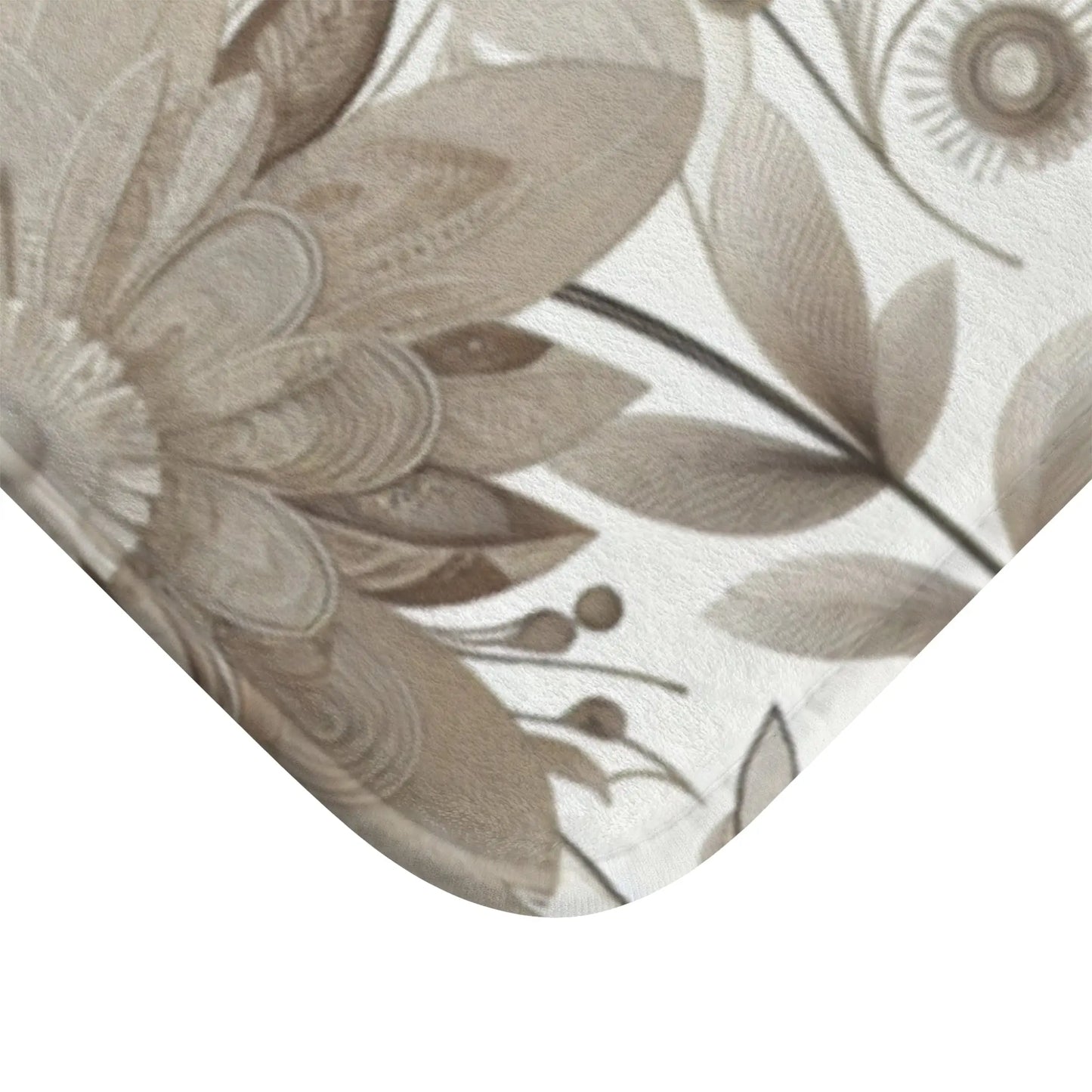 Elegant Floral Bath Mat