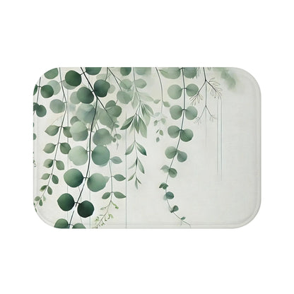 Botanical Greenery Bath Mat