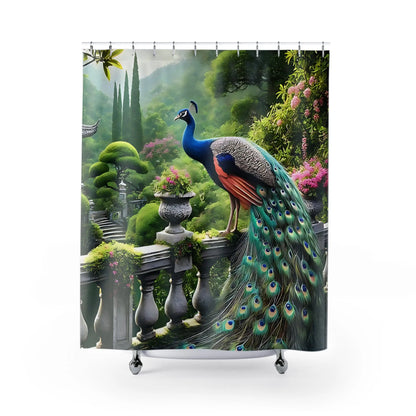 Peacock Paradise Shower Curtain