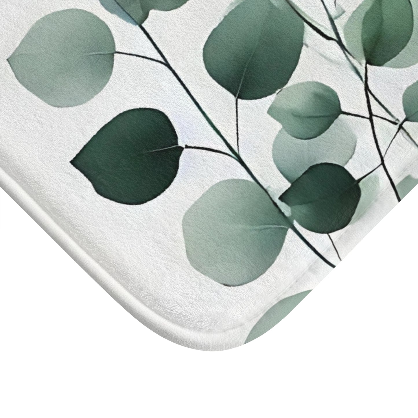 Elegant Greenery Bath Mat