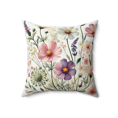 Floral Decorative Throw Pillow