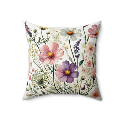 Floral Decorative Throw Pillow