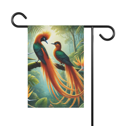 Tropical Bird Garden Banner
