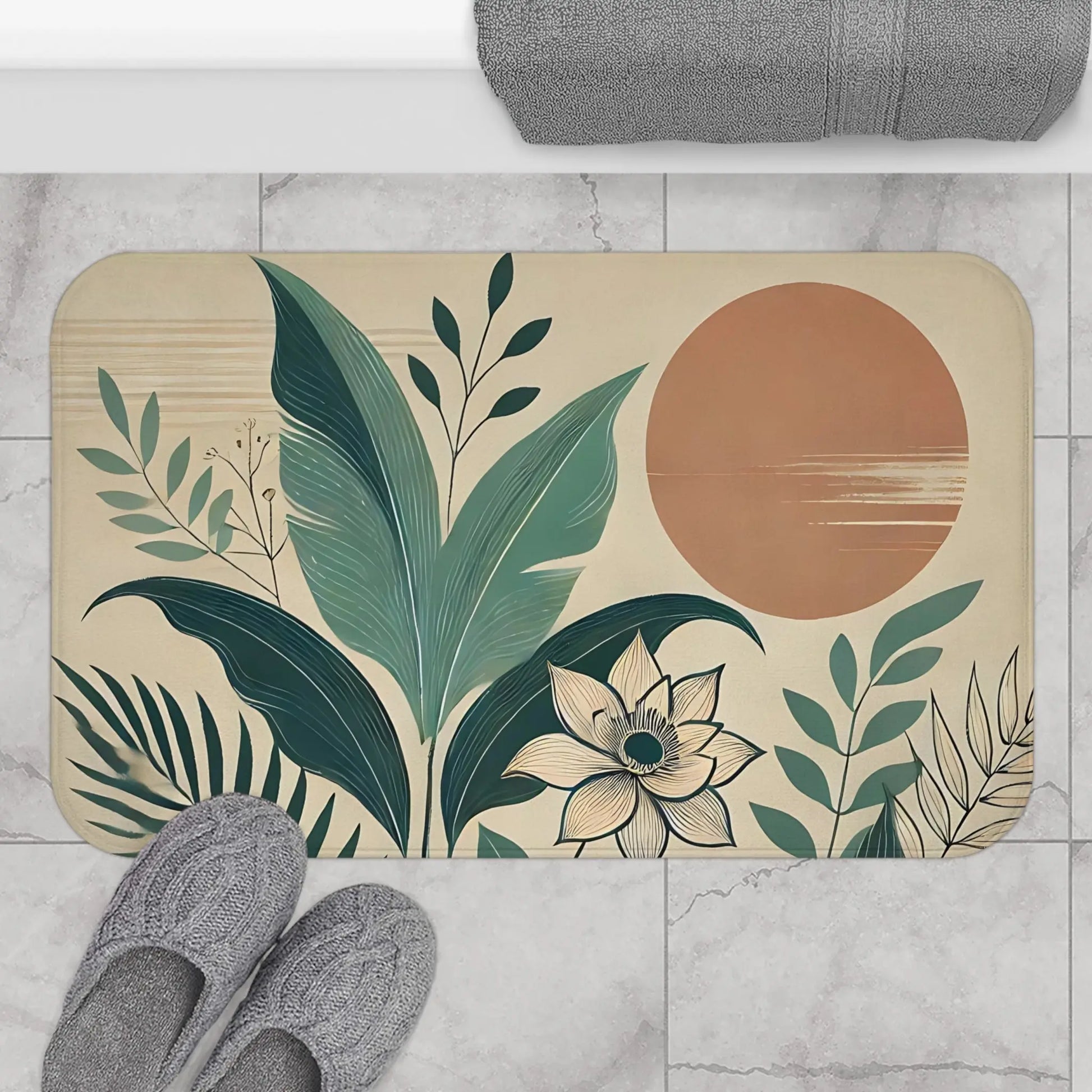 Botanical Bath Mat