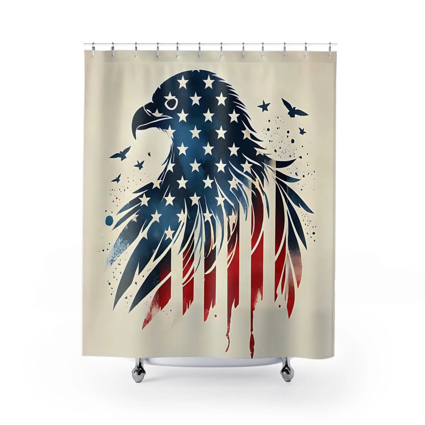 Patriotic Eagle Shower Curtain