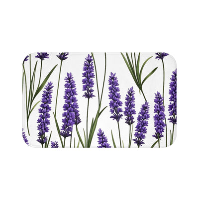 Lavender Floral Bath Mat
