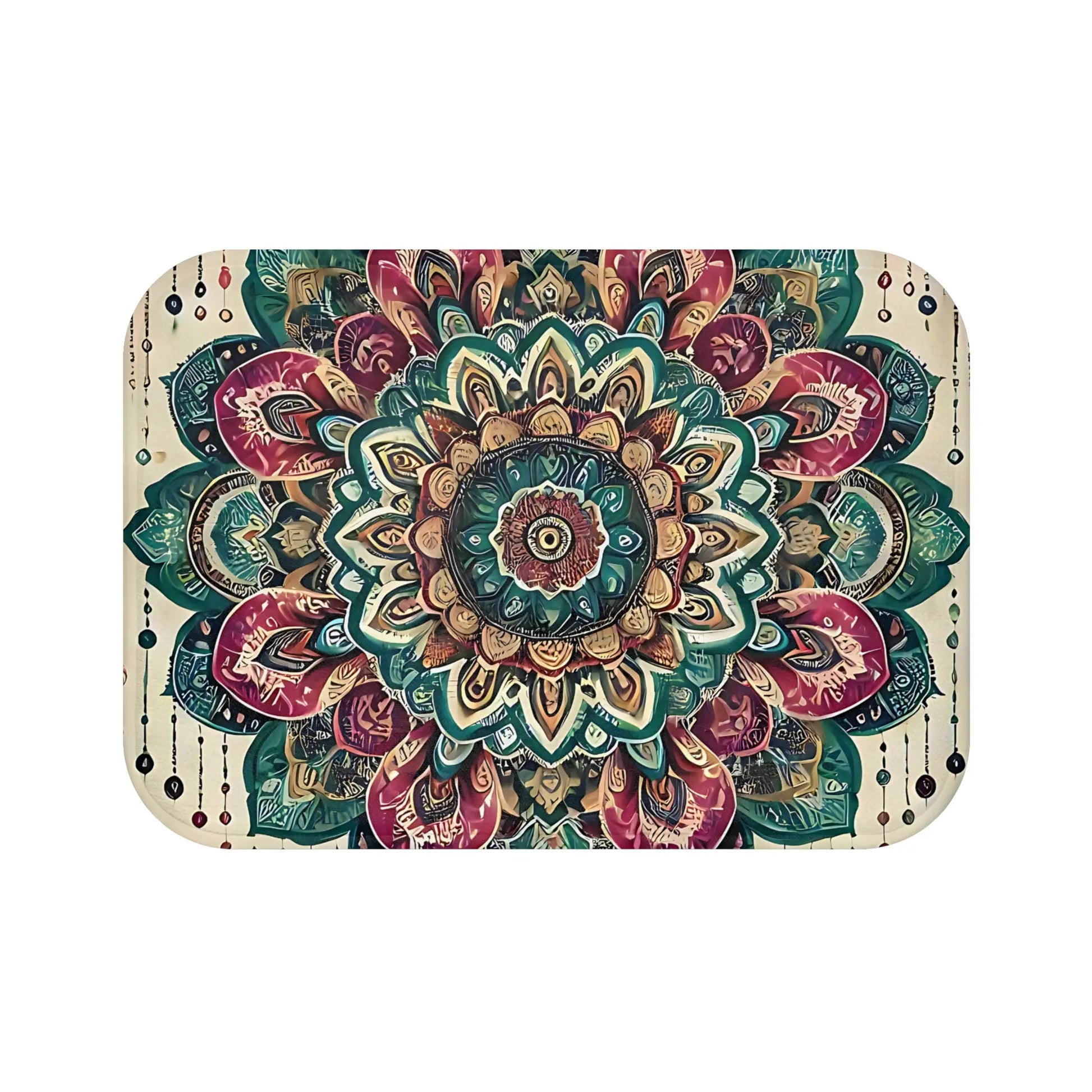 Mandala Floral Bath Mat