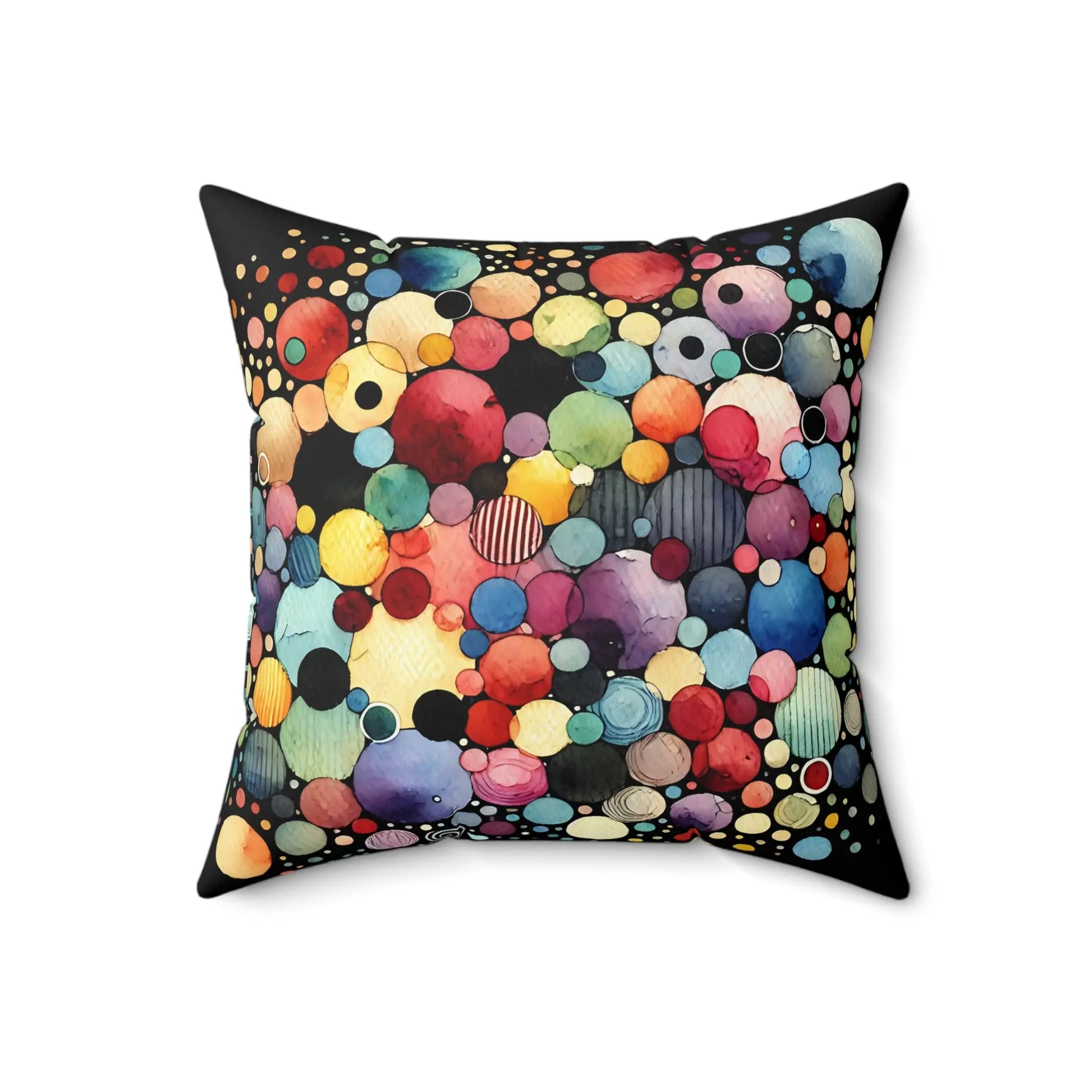 Colorful Abstract Throw Pillow