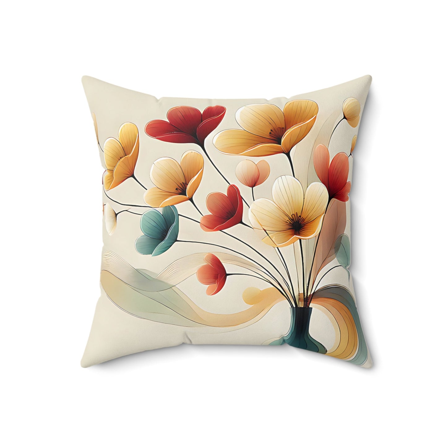 Floral Decorative Pillow