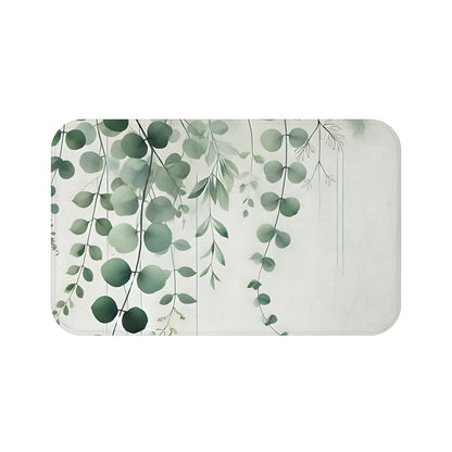 Botanical Greenery Bath Mat