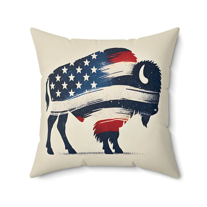 American Bison Decorative Pillow