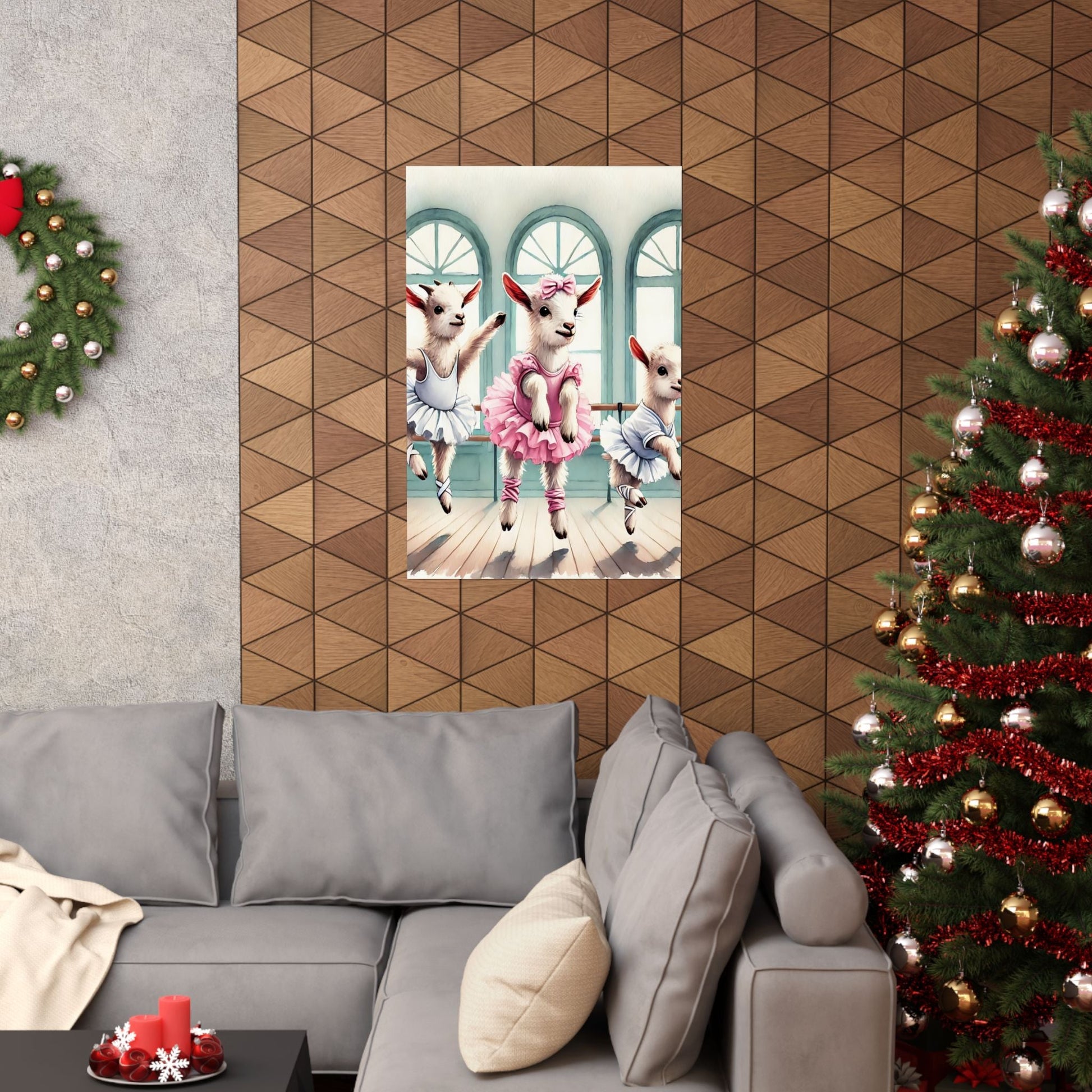 Ballet Goat Art Print
