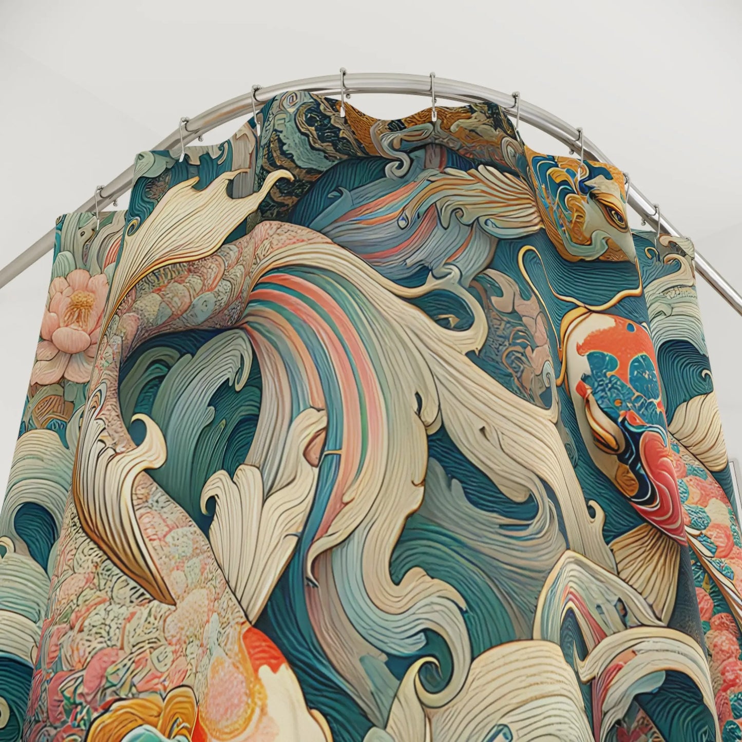 Koi Fish Shower Curtain