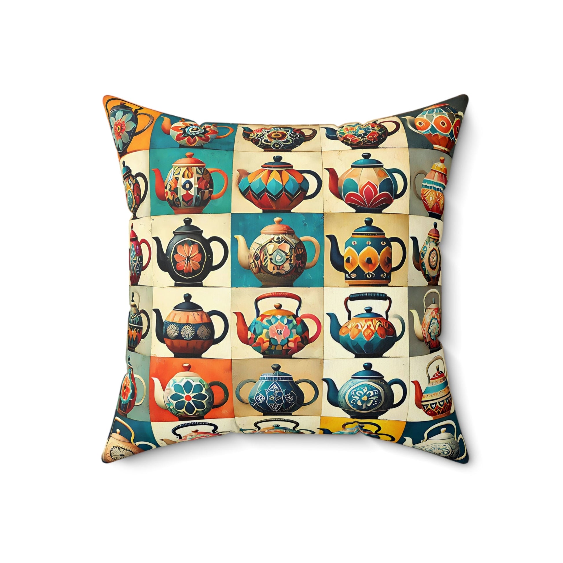 Teapots Pillow
