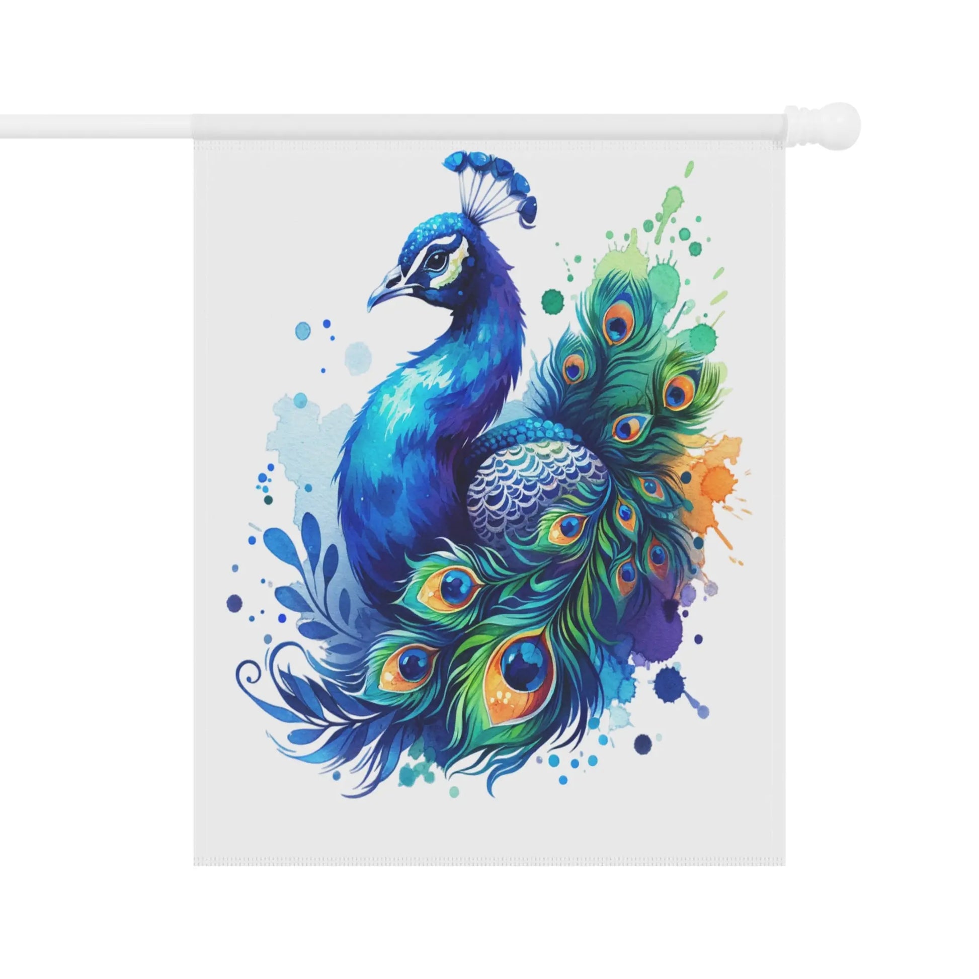 Peacock Garden Banner
