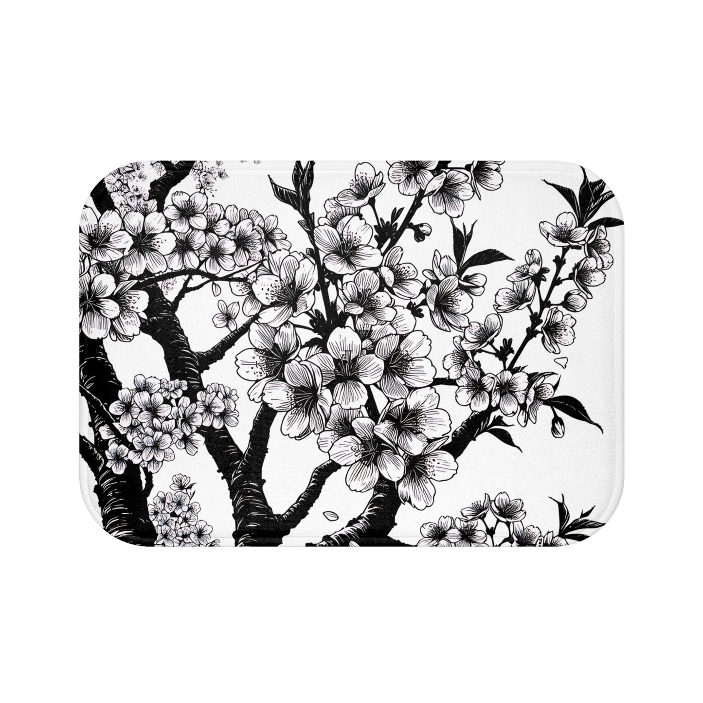 Chic Floral Bath Mat