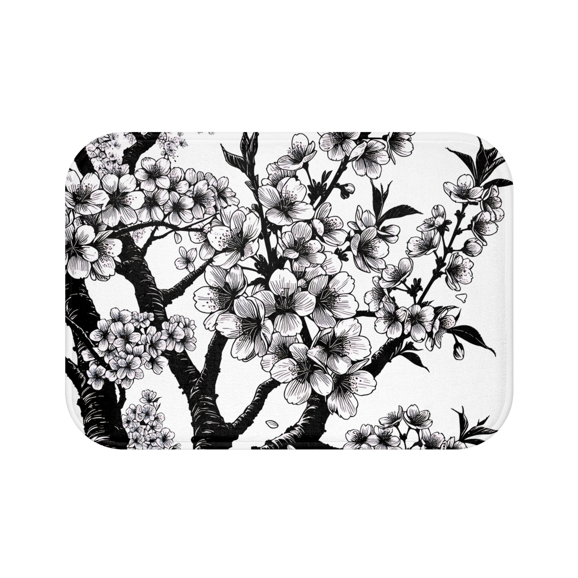 Chic Floral Bath Mat