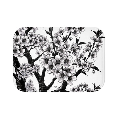 Chic Floral Bath Mat
