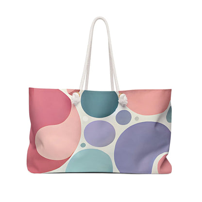 Colorful Geometric Weekender Bag