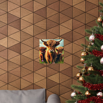 Highland Cow Matte Vertical Posters