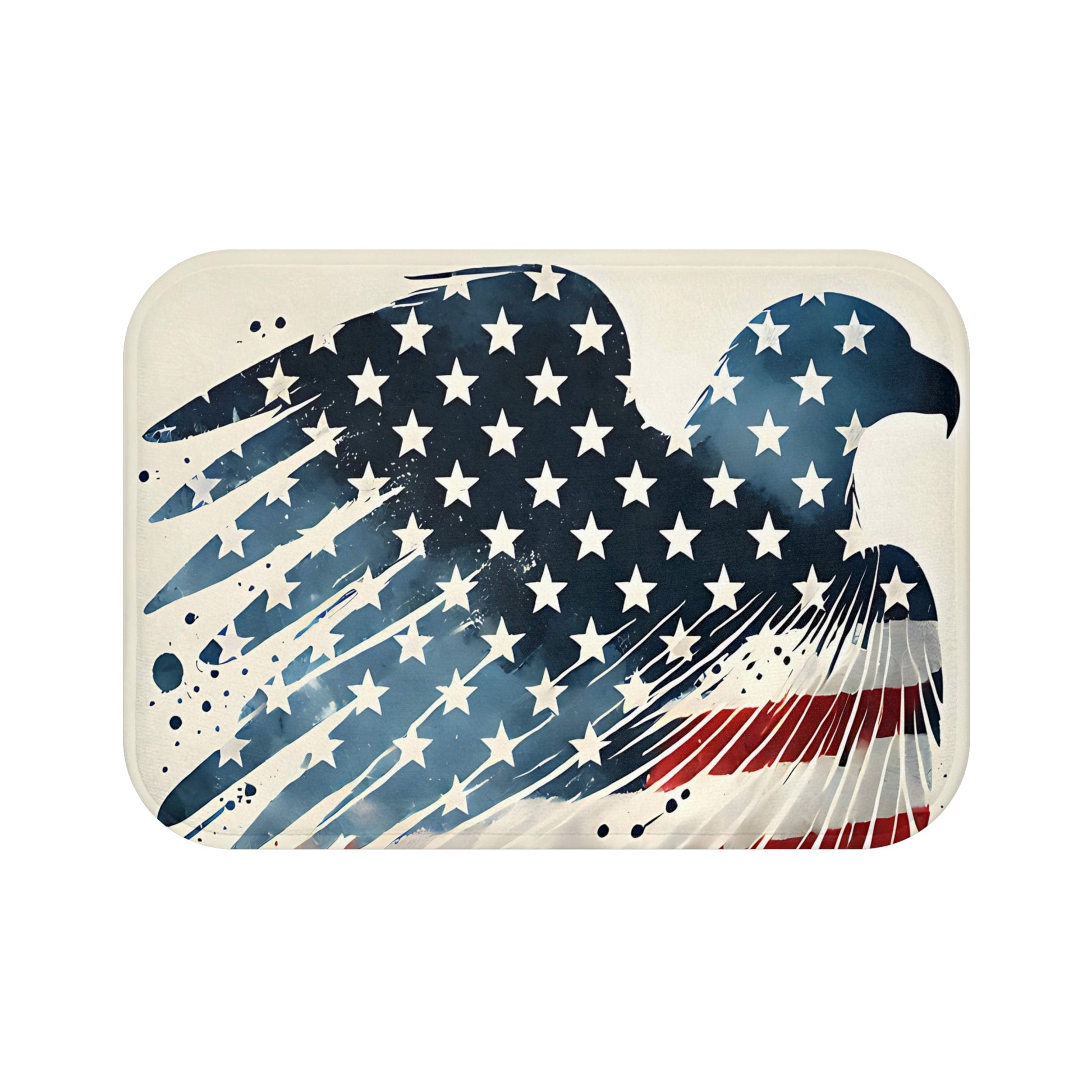 Patriotic Eagle Bath Mat