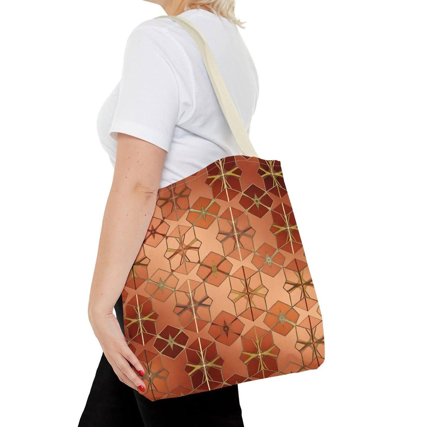 Geometric Moroccan Tile Tote