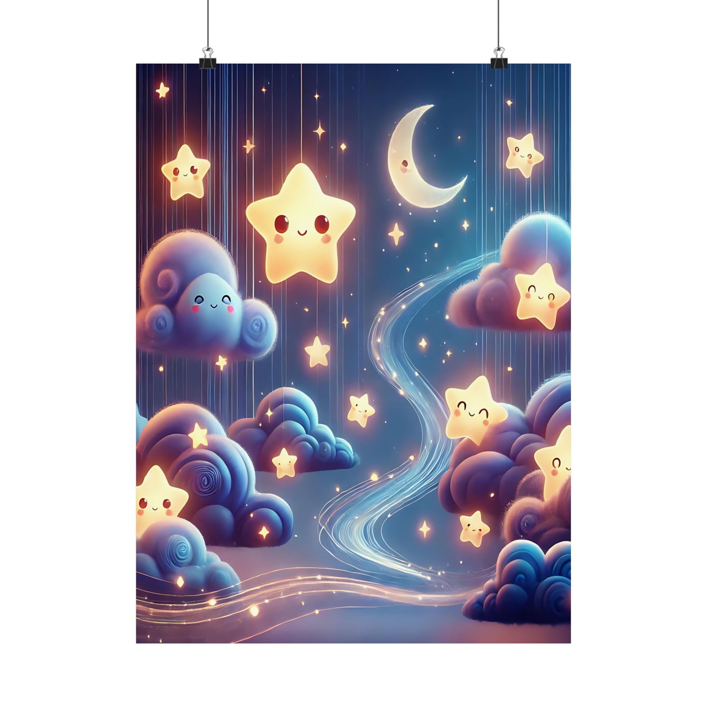 Dreamy Sky Matte Vertical Posters