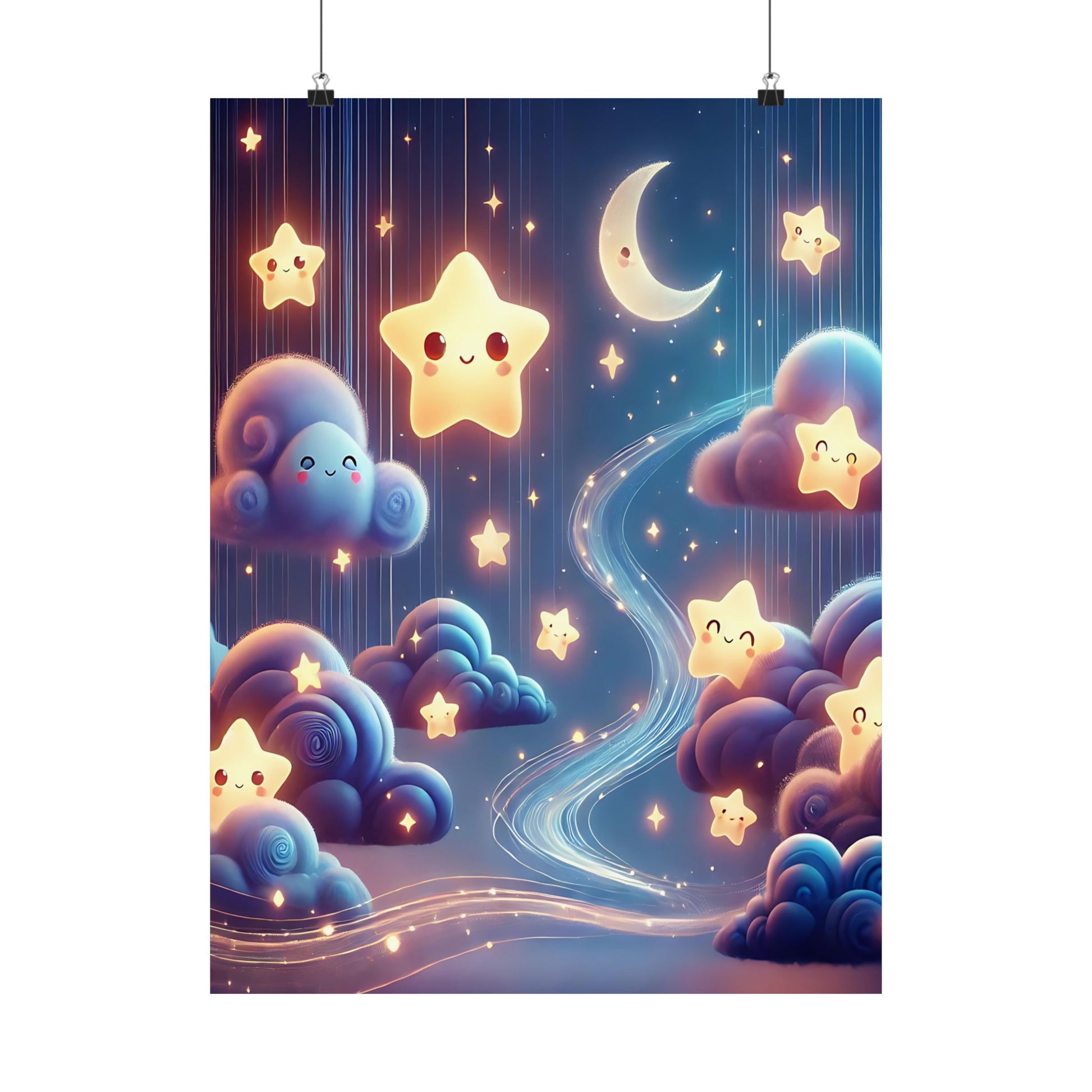 Dreamy Sky Matte Vertical Posters