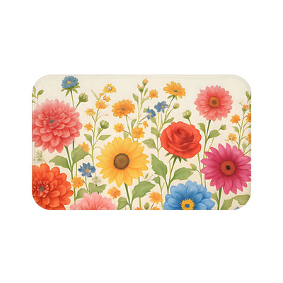 Floral Bath Mat