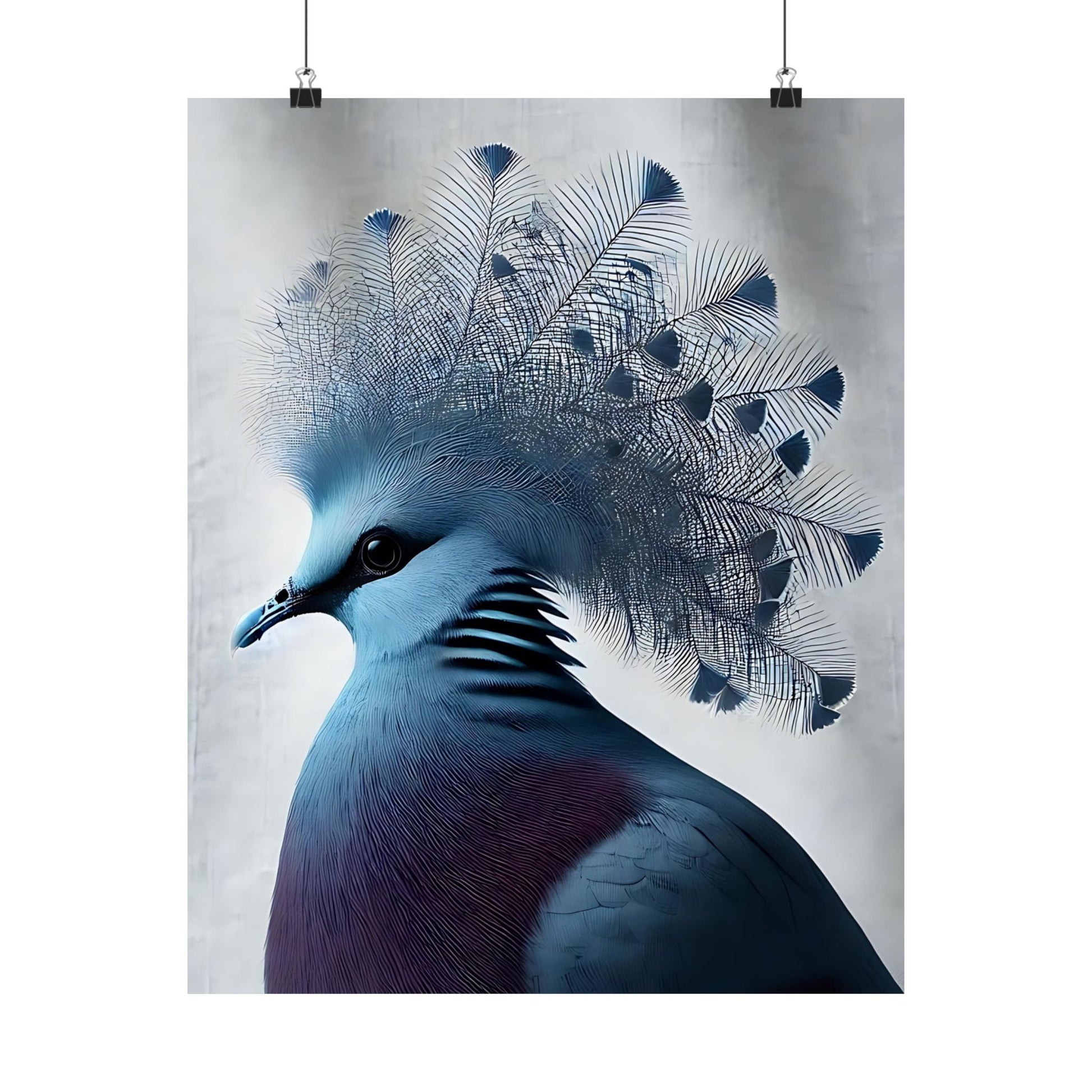 Artistic Bird Print Poster