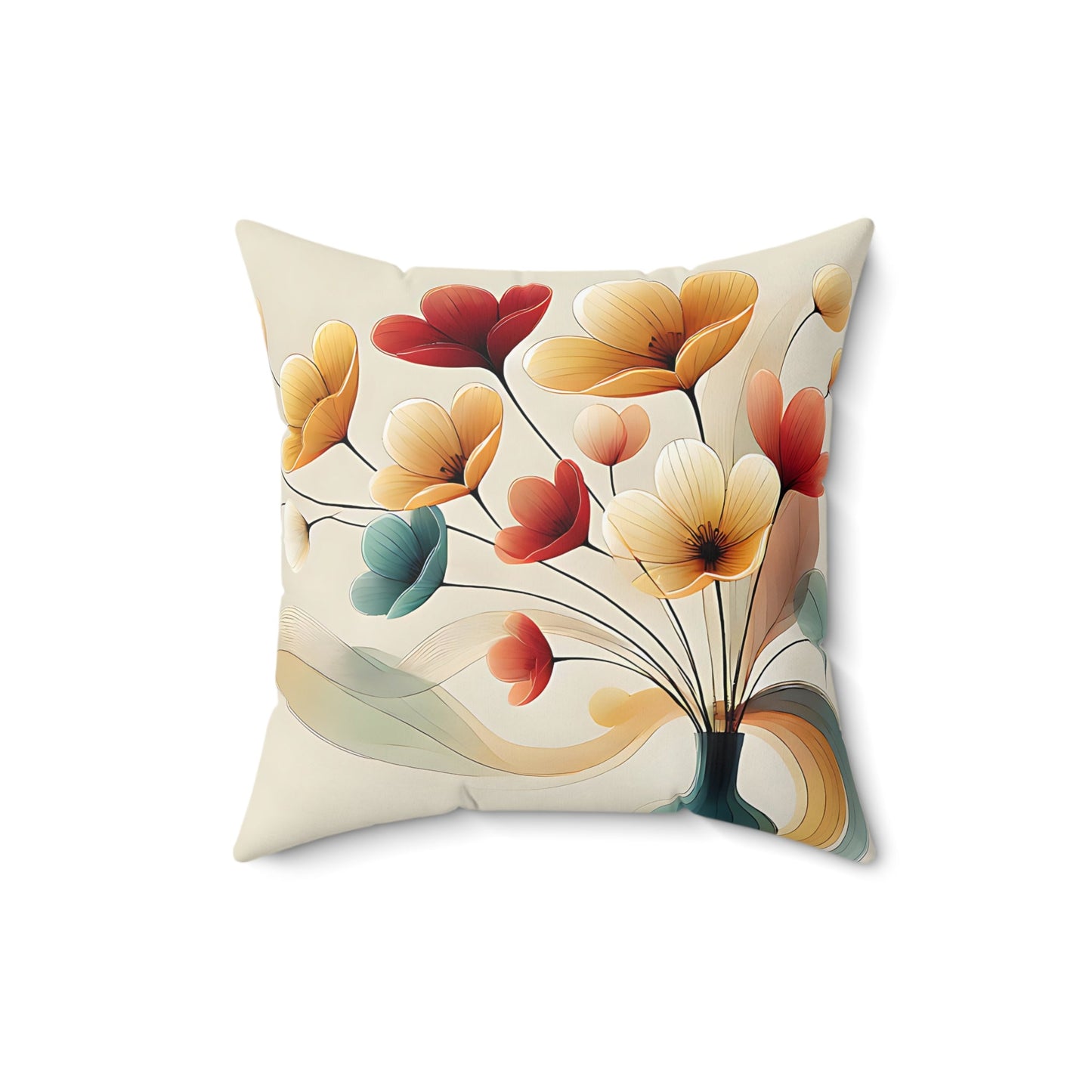 Floral Decorative Pillow