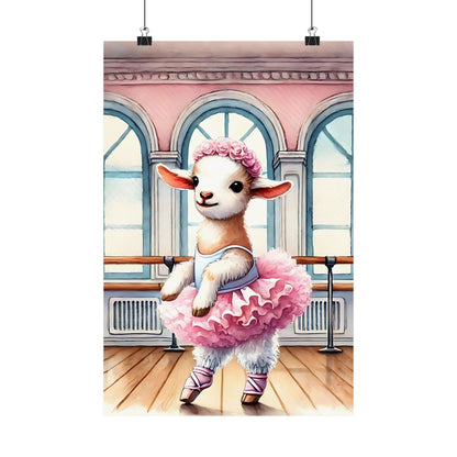 Ballet Lamb Vertical Poster