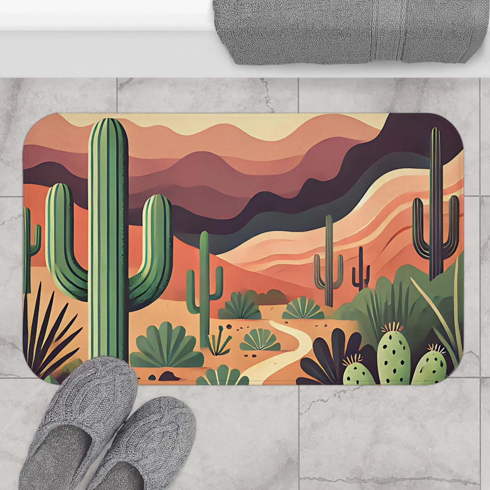 Desert Oasis Bath Mat