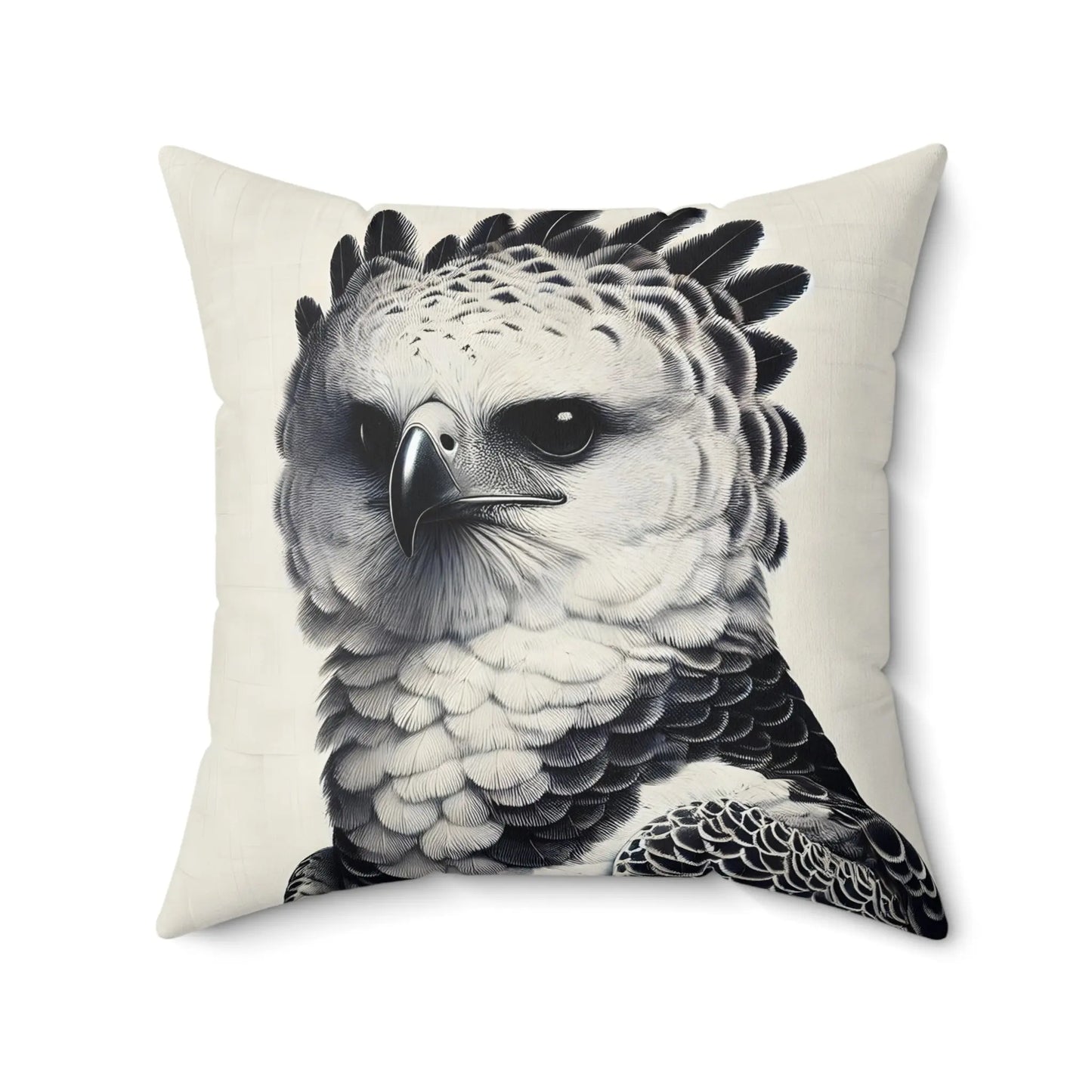 Elegant Eagle in a Tuxedo Design Pillow