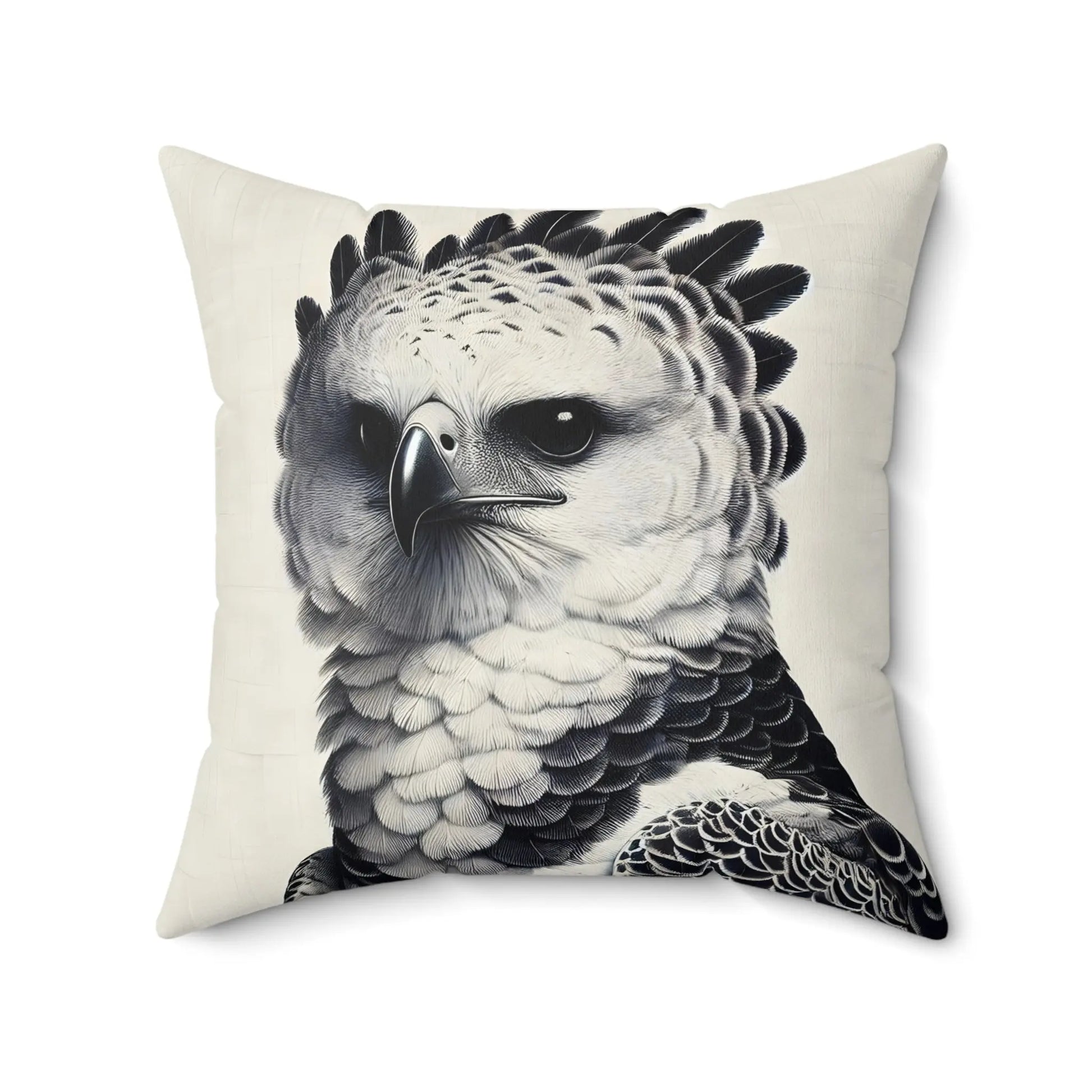 Elegant Eagle in a Tuxedo Design Pillow