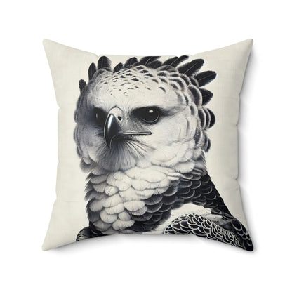 Elegant Eagle in a Tuxedo Design Pillow