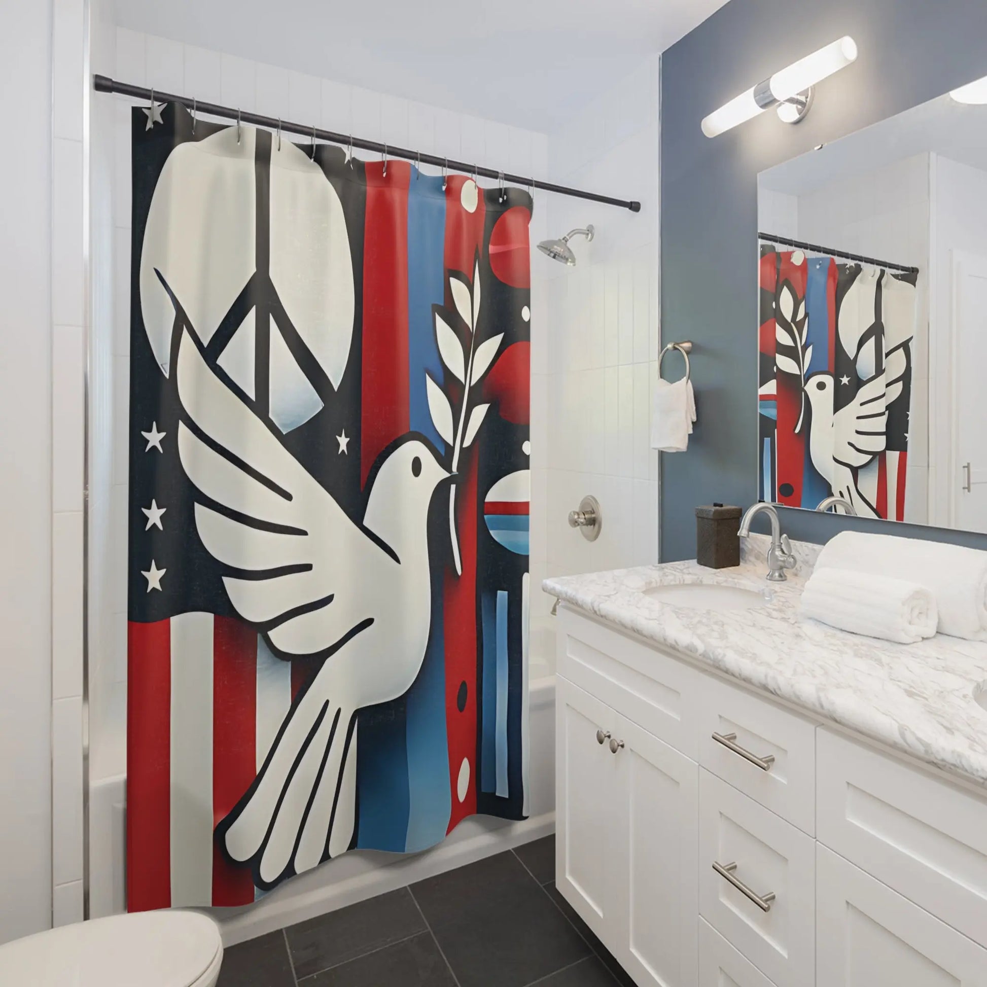Peaceful Dove Shower Curtain