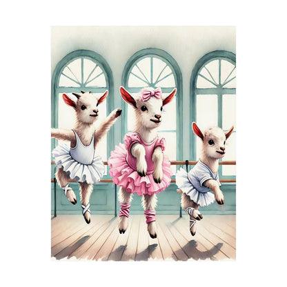 Ballet Goat Art Print