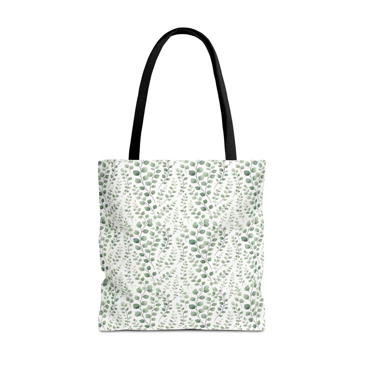 Watercolor Eucalyptus Pattern Tote Bag