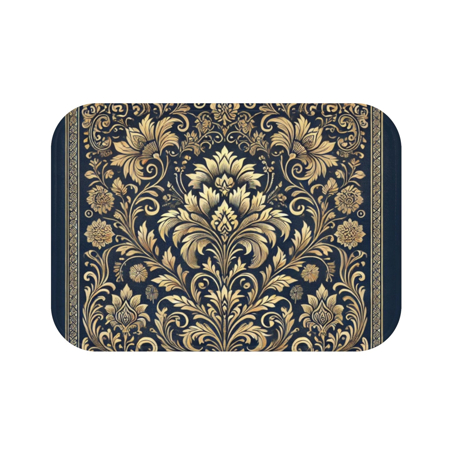 Elegant Floral Bath Mat