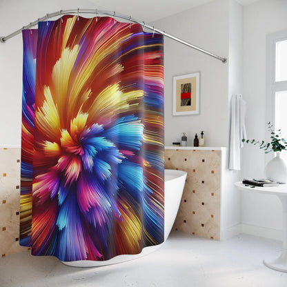 The Aura Effect Shower Curtains