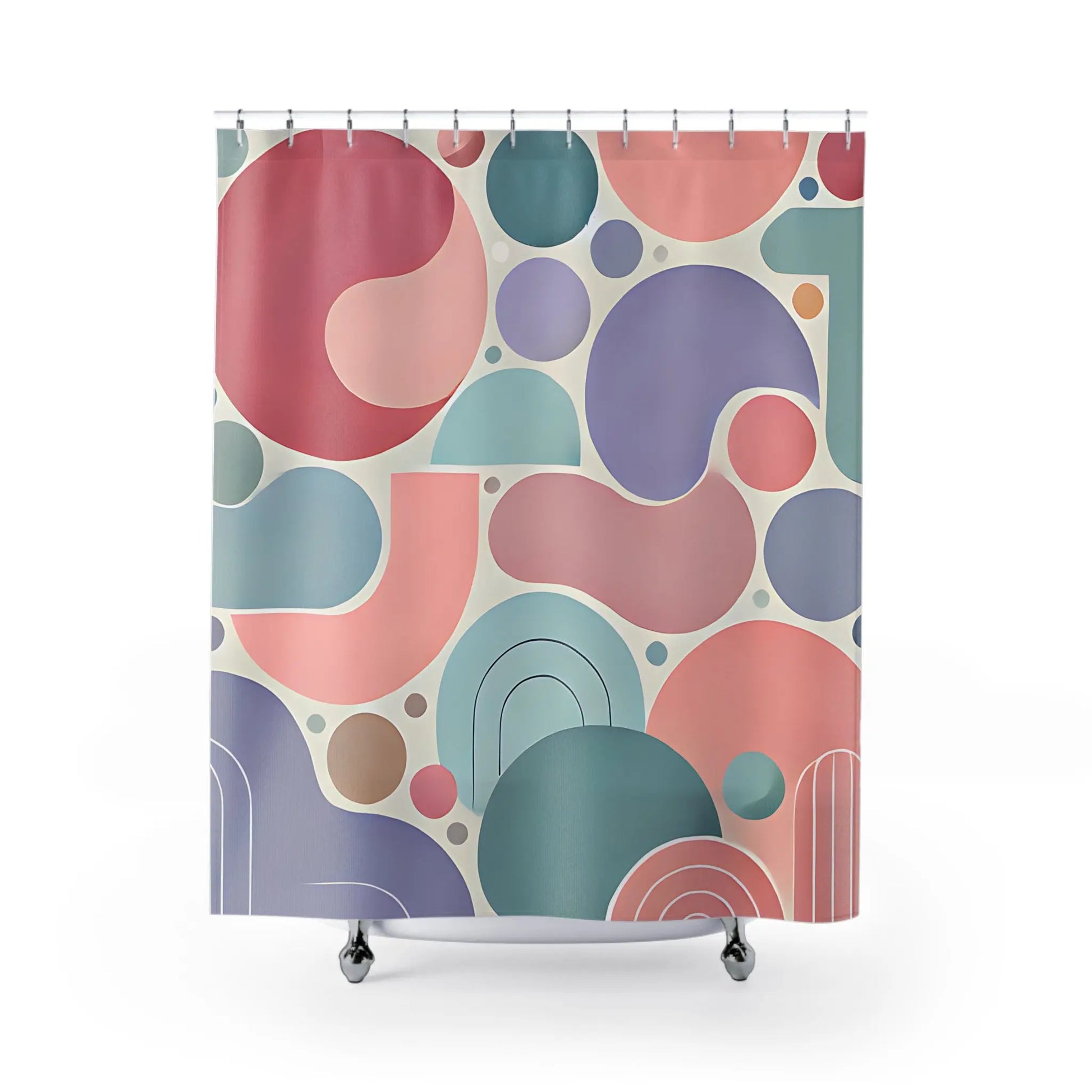 Colorful Abstract Shower Curtain