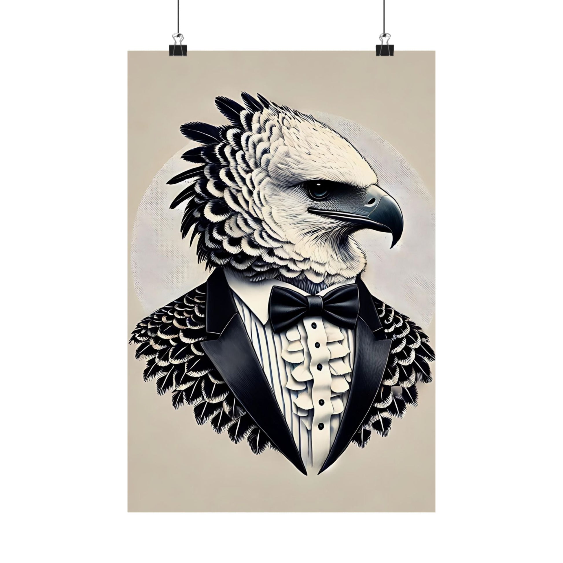 Elegant Harpy Eagle Poster