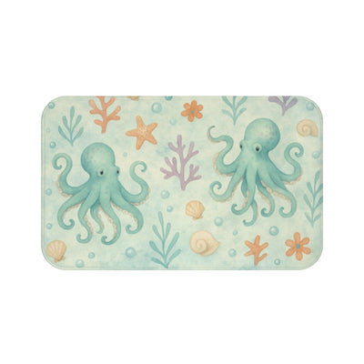 Ocean-Themed Bath Mat